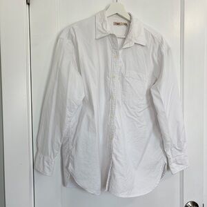 Faherty Stretch Oxford Relaxed Organic Cotton Shirt